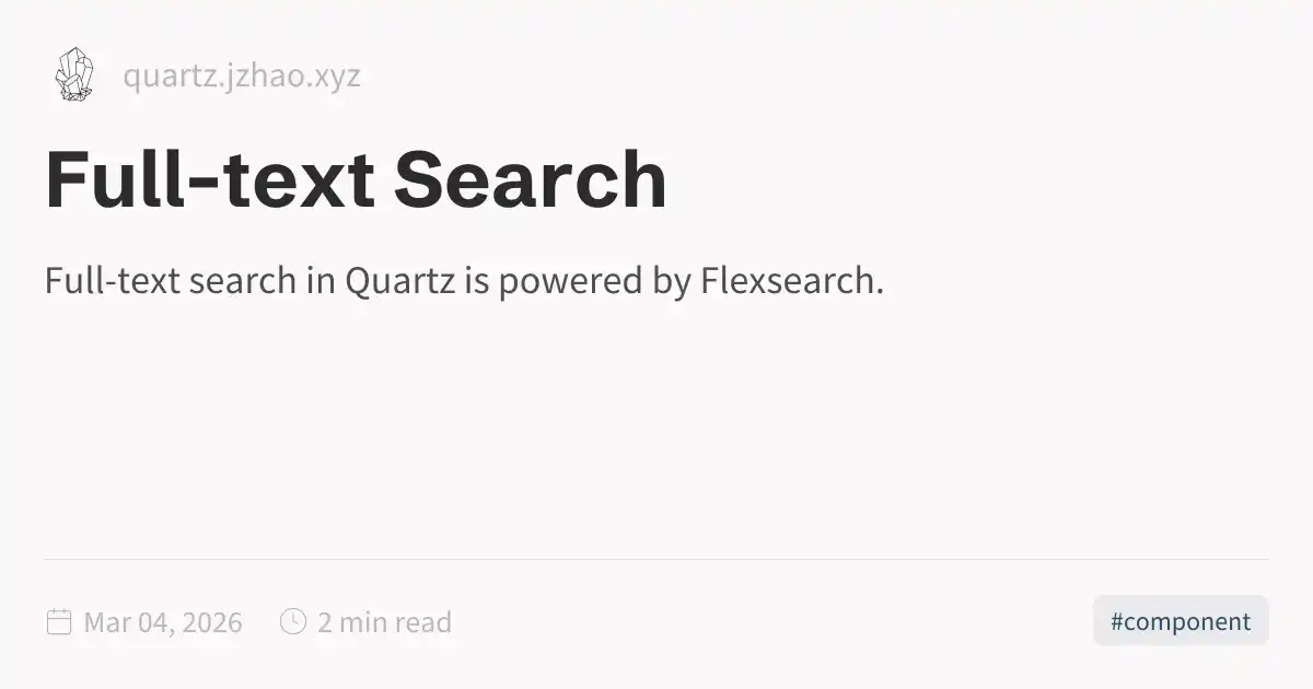 Full-text Search